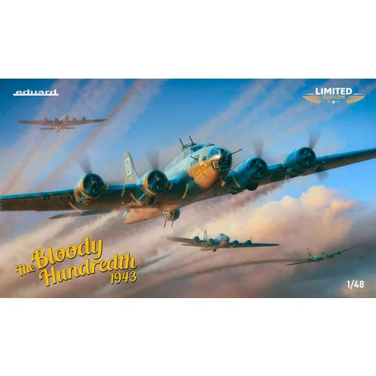 Eduard 11183 1/48 The Bloody Hundredth 1943 - USAAF Boeing B-17F Flying Fortress, 100th Bomb Group
