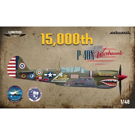 Eduard 11193 1/48 WWII US Fighter P-40N Warhawk 15,000th Aircraft [Limited Edition]