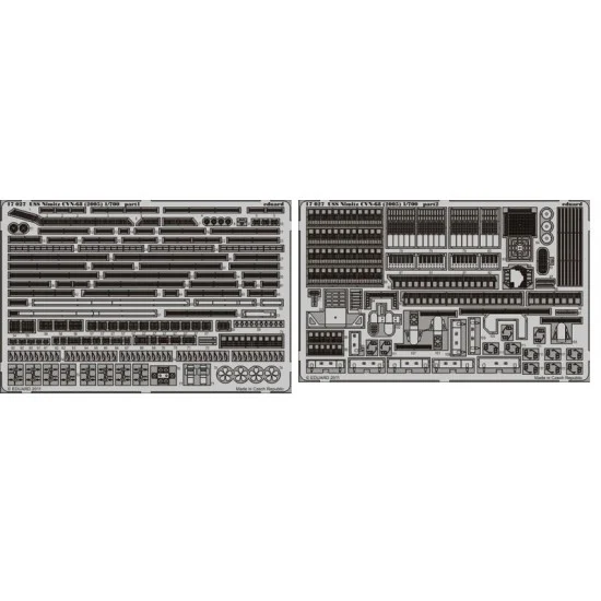 Eduard 17027 Photo-etched parts for 1/700 USS Nimitz CVN-68 (2005) for Trumpeter kit