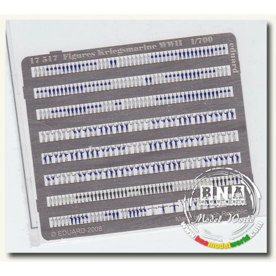 Eduard 17517 Colour PE self-adhesive for 1/700 WWII Kriegsmarine Figures