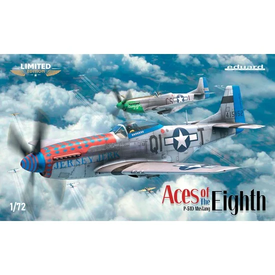 Eduard 2147 1/72 Aces of The Eighth - US 8th AF P-51D (Dual Combo) [Limited Edition]