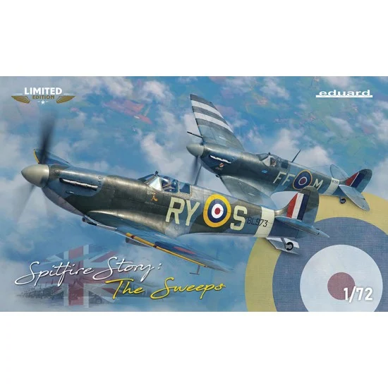Eduard 2154 1/72 Spitfire Story: The Sweeps - Spitfire Mk.Vb Dual Combo [Limited Edition]