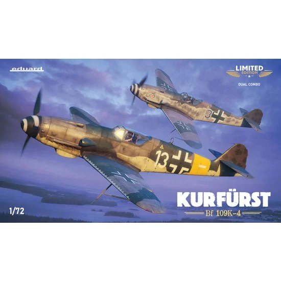 Eduard 2155 1/72 Kurfurst Dual Combo: WWII German Fighter Bf 109K-4 [Limited Edition]