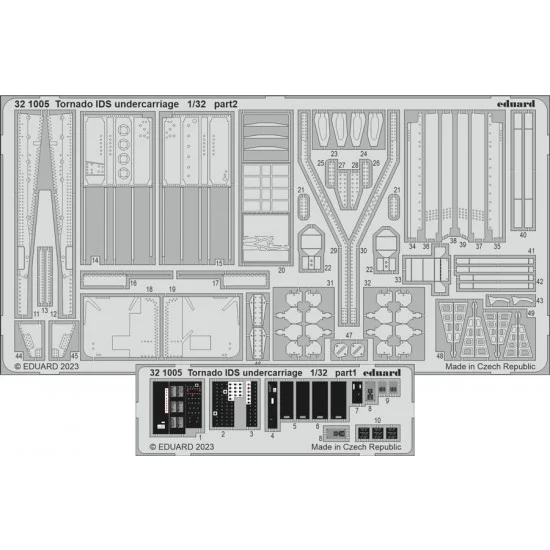 Eduard 321005 1/32 Panavia Tornado IDS Undercarriage Detail set for Italeri kits - Military Vehicles & Tanks