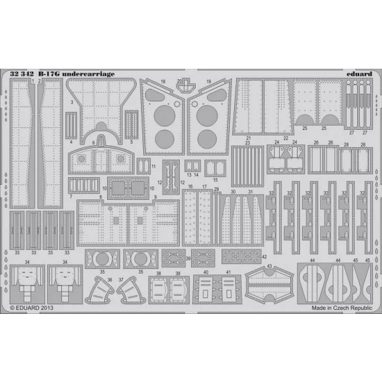 Eduard 32342 1/32 Boeing B-17G Flying Fortress Undercarriage Detail set for HK Models kit