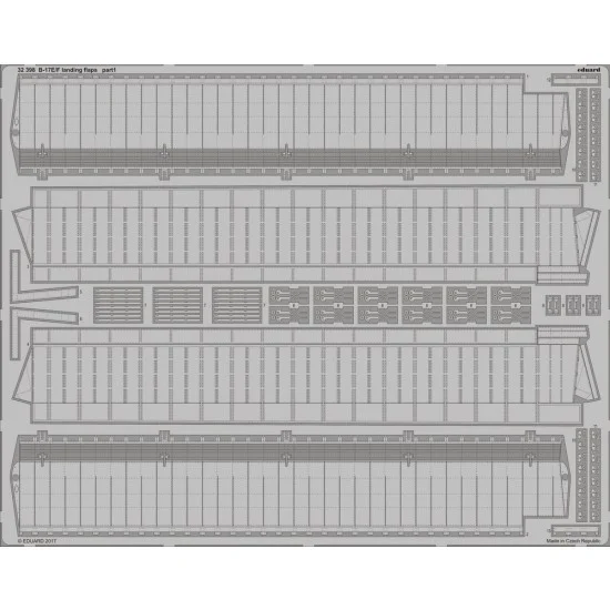 Eduard 32398 1/32 Boeing B-17E/F Flying Fortress Landing Flaps for Hong Kong Models kit (2PE)