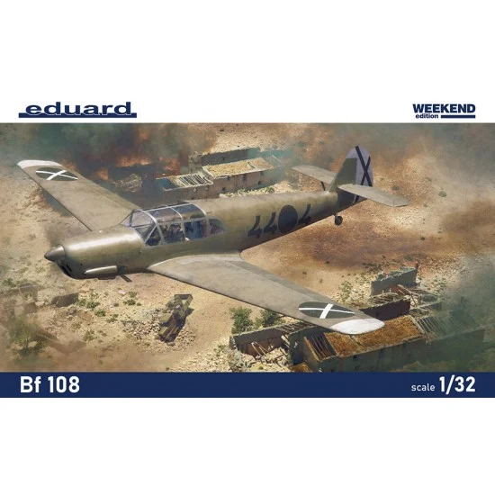 Eduard 3405 1/32 Messerschmitt Bf 108 Light Liaison Aircraft [Weekend Edition] - Model Planes