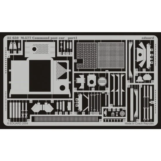 Eduard 35650 Photoetch for 1/35 US M577 Armoured Command Post Car for Tamiya kit - Military Vehicles & Tanks