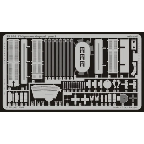 Eduard 35654 Photoetch for 1/35 Flakpanzer Gepard Anti-Aircraft Tank for Tamiya kit