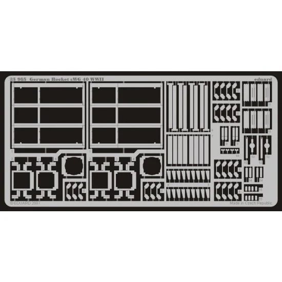 Eduard 35985 Photoetch for 1/35 WWII German Rocket sWG 40 for Dragon kit - Military Vehicles & Tanks