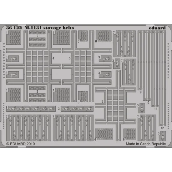 Eduard 36122 1/35 M1131 Stryker Stowage Belts for Trumpeter kit - Military Vehicles & Tanks