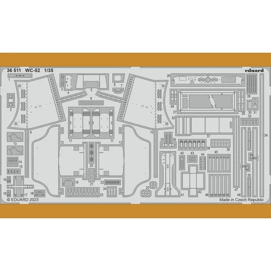 Eduard 36511 1/35 Dodge WC-52 Truck Photo-etched set for Zvezda kits