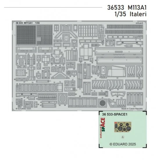 Eduard 36533 1/35 M113A1 APC Photo-etched set for Italeri kits