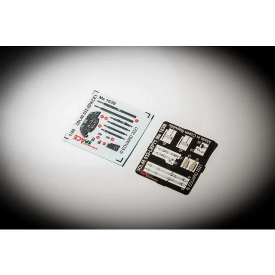 Eduard 3DL48032 1/48 Messerschmitt Me 163B SPACE 3D Decals & PE parts for Gaspatch Models - Model Planes