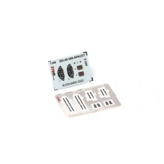 Eduard 3DL48096 1/48 Zlin Z-326 3D Decals & PE parts [SPACE] for Eduard kits