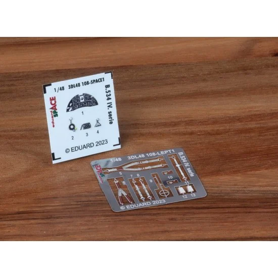 Eduard 3DL48108 1/48 Avia B.534 IV Serie 3D Decals & Detail set for Eduard kits - Model Planes