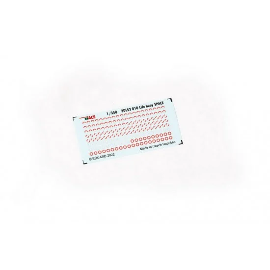 Eduard 3DL53010 1/350 Lifebuoy Space Decals - Model Ships & Boats