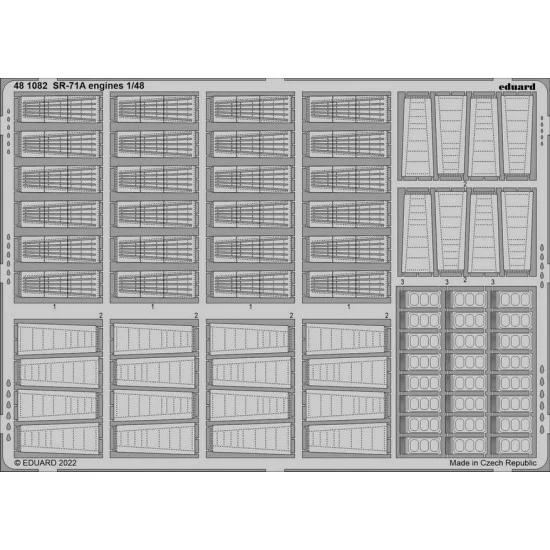 Eduard 481082 1/48 Lockheed SR-71A Blackbird Engines Detail set for Revell kits