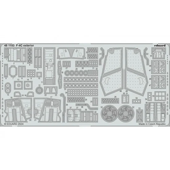 Eduard 481153 1/48 F-4C Phantom II Exterior Detail Parts for Hobby 2000/Academy kits