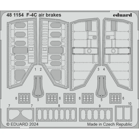 Eduard 481154 1/48 McDonnell Douglas F-4C Phantom II Air Brakes for Hobby 2000/Academy kits