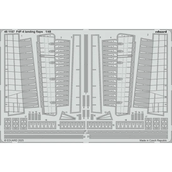 Eduard 481157 1/48 F4F-4 Landing Flaps (PE set) for Academy kits