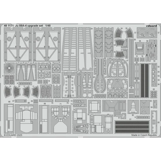 Eduard 481171 1/48 Ju 88A-4 Upgrade Photo-etched set for Eduard kits