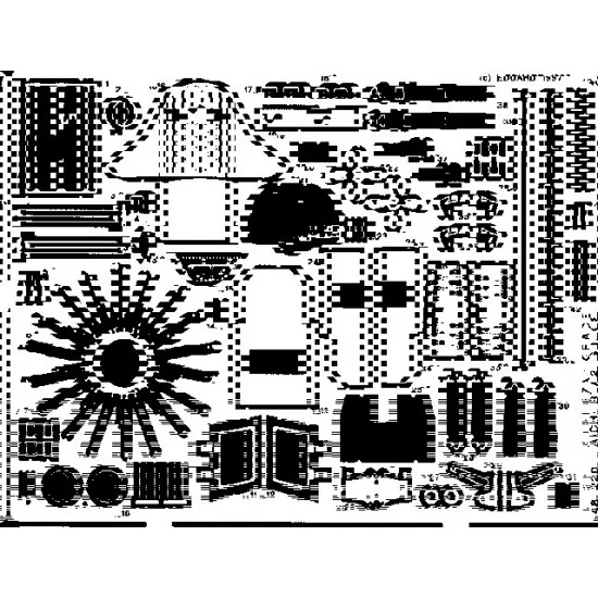Eduard 48220 Photoetch for 1/48 Aichi B7A2 Grace for Hasegawa kit - Model Planes