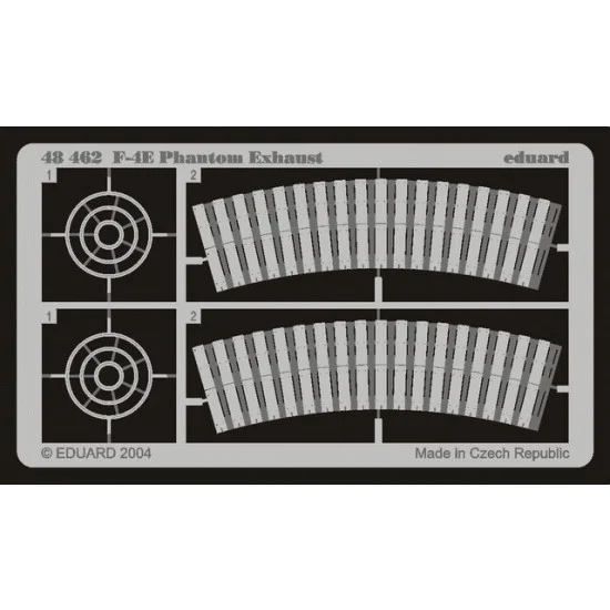 Eduard 48462 Photoetch for 1/48 F-4 Exhaust for Hasegawa kit