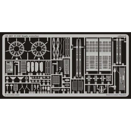 Eduard 48487 Photoetch for 1/48 F-15C Exterior for Hasegawa kit