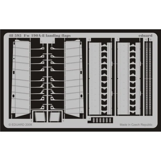 Eduard 48595 Photoetch for 1/48 Fw 190A-8 Landing Flaps for Hasegawa kit