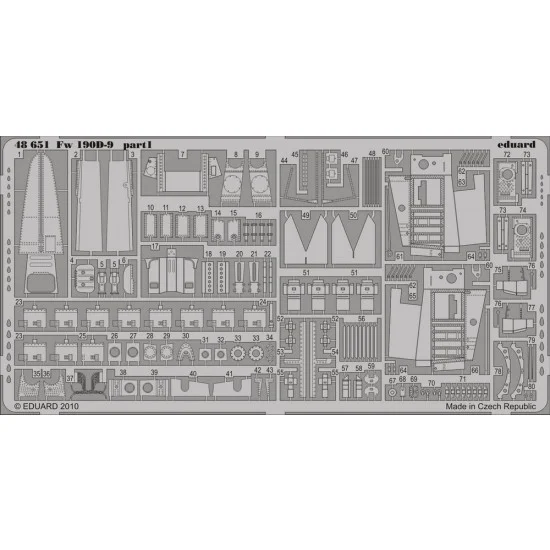 Eduard 48651 Photoetch for 1/48 Focke-Wulf Fw 190D-9 for Eduard kit