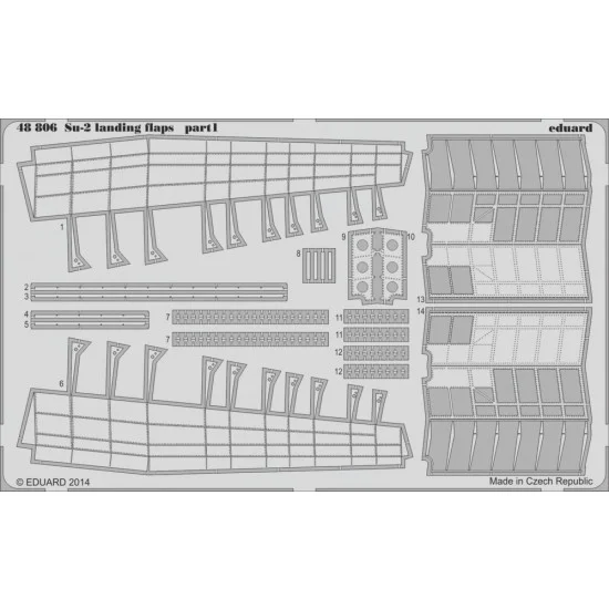 Eduard 48806 1/48 Sukhoi Su-2 Soviet Light Bomber Landing Flaps for Zvezda kits