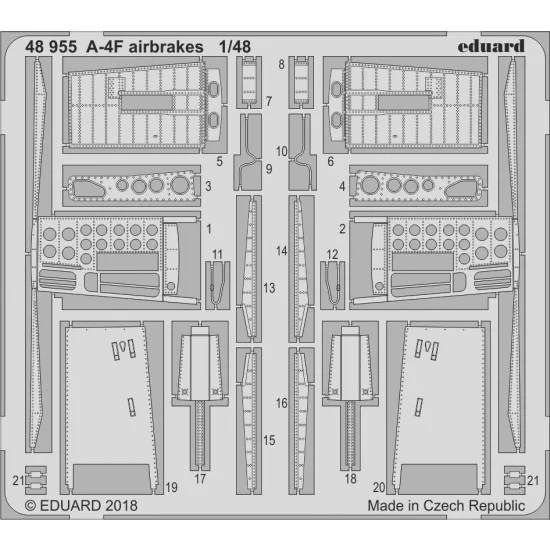 Eduard 48955 1/48 Douglas A-4F Airbrakes Detail Set for Hobby Boss kits