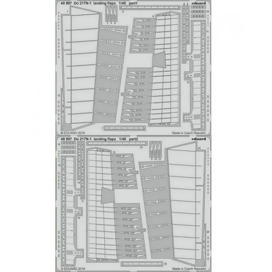 Eduard 48997 1/48 Dornier Do 217N-1 Landing Flaps Set for ICM kits