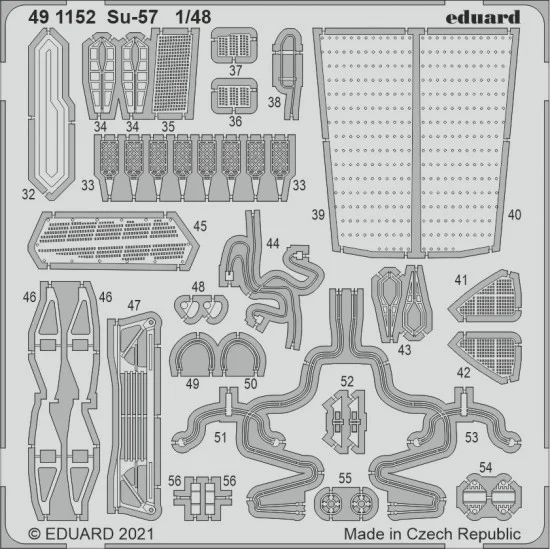 Eduard 491152 1/48 Sukhoi Su-57 Detail Set for Zvezda kits