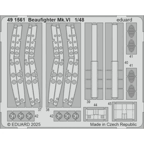 Eduard 491561 1/48 Beaufighter Mk.VI Photo-etched set for Revell kits