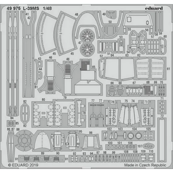 Eduard 49975 1/48 Aero L-39MS Albatros Detail Set for Trumpeter kits