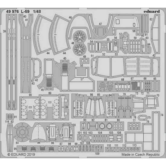 Eduard 49976 1/48 Aero L-59 Albatros Detail Set for Trumpeter kits