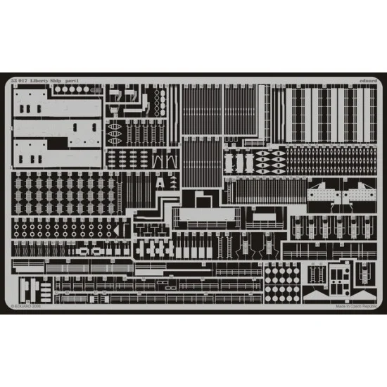 Eduard 53017 Photoetch for 1/350 Liberty Ship for Trumpeter kit - Model Ships & Boats