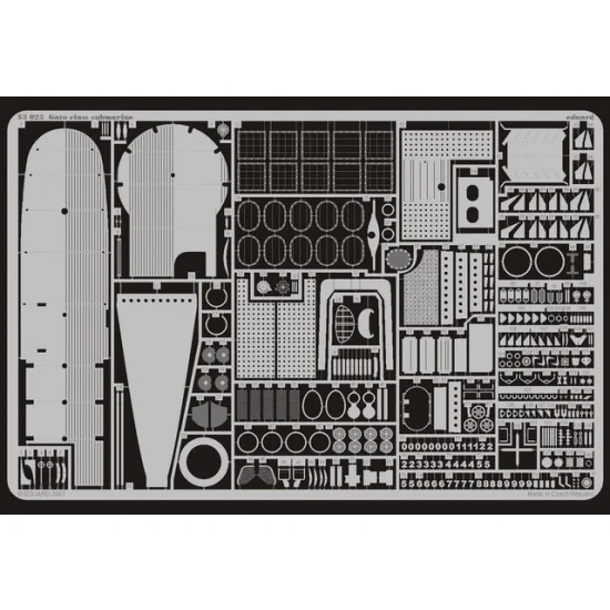 Eduard 53023 Photoetch for 1/72 Gato Class Submarine for Revell kit - Model Ships & Boats
