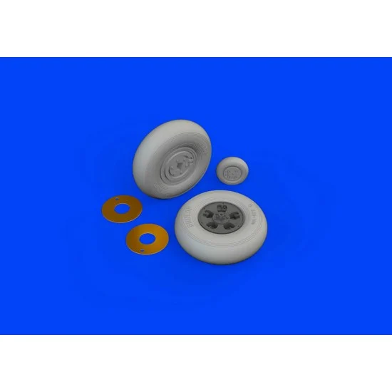 Eduard 624004 1/24 Supermarine Spitfire Mk.IX Wheels 5-spoke for Airfix kits