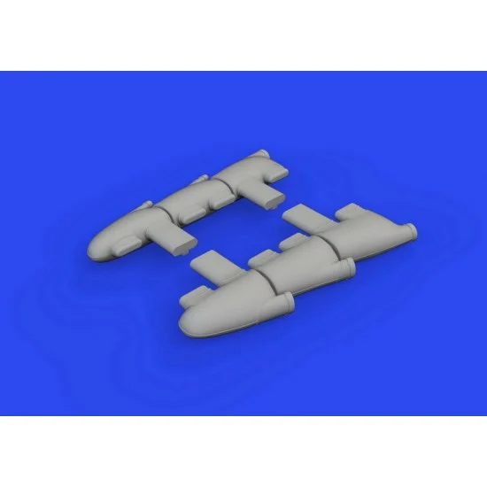 Eduard 632196 1/32 Supermarine Spitfire Mk.Ia Exhaust Stacks for Kotare kits - Model Planes