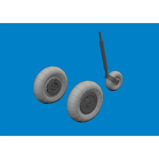 Eduard 632206 1/32 Bf 109K-4 Wheels for Kotare kits