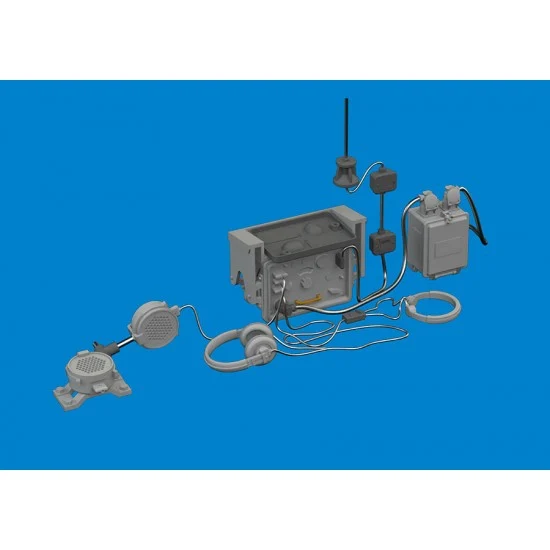 Eduard 635038 1/35 Sd.Kfz. 250 Radio Equipment for Takom kits - Model Planes