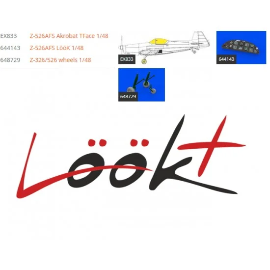 Eduard 644150 1/48 Zlin Z-526AFS Detail Set for Eduard kits