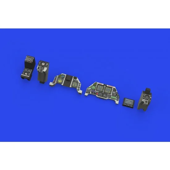 Eduard 644230 1/48 General Dynamics F-16D Fighting Falcon Block 50 Instrument Panel for Kinetic kits