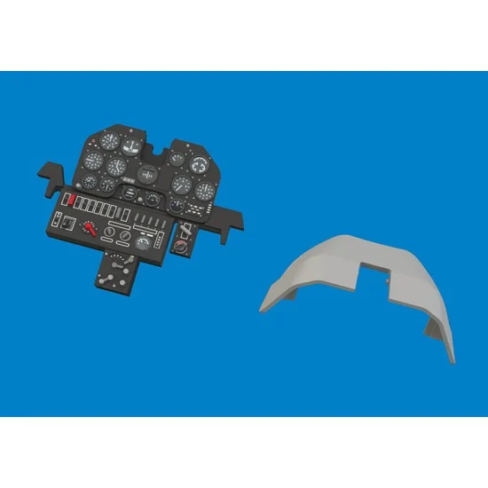 Eduard 644316 1/48 Curtiss P-40N Instrument Panel for Eduard kits