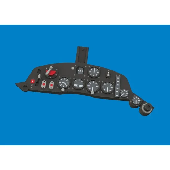 Eduard 644327 1/48 Ki-115 Tsurugi Pre-painted Dashboard and Steelbelts for Eduard kits