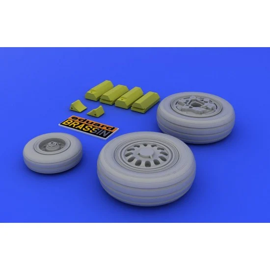 Eduard 648011 1/48 F-16 Late Wheels for Kinetic kit
