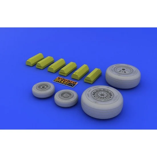Eduard 648012 1/48 McDonnell Douglas F-4C/D/E/F/G Phantom II Wheels for Hasegawa kit